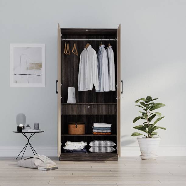 Wakefit Cashmere Plus Engineered Wood 2 Door Wardrobe