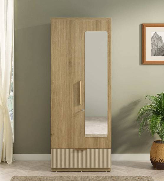 SPACEWOOD VERTA Engineered Wood 2 Door Wardrobe