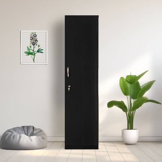 KIK Optima 6ft 1 Door Wardrobe With Drawer |Storage Cabinet| Multipurpose Cabinet Engineered Wood 1 Door Wardrobe