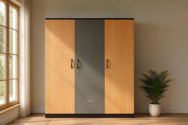 Home Full Eric Engineered Wood 3 Door Wardrobe