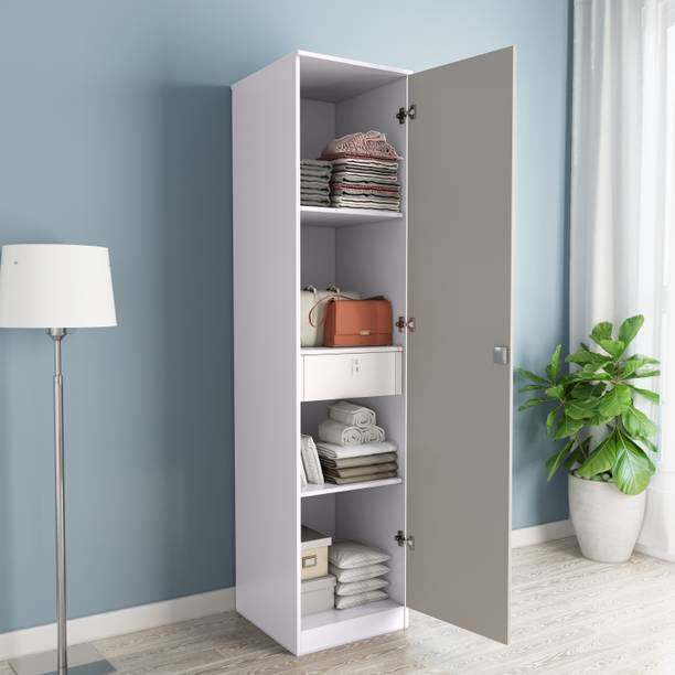 Flipkart Perfect Homes Jules Engineered Wood 1 Door Wardrobe