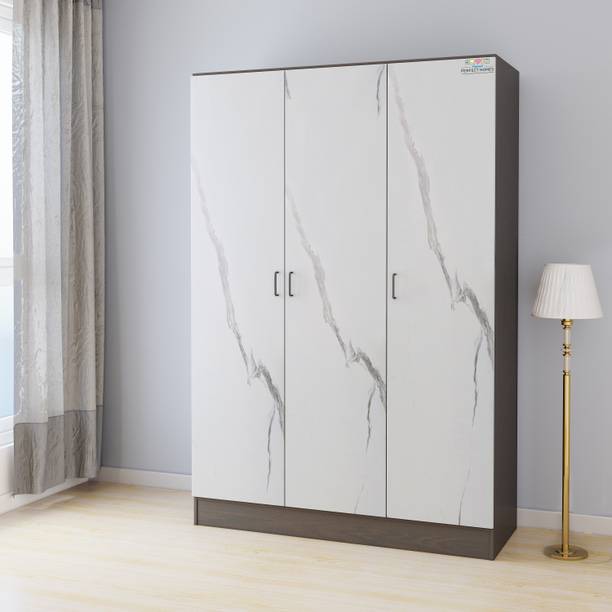 Flipkart Perfect Homes Manchester Engineered Wood 3 Door Wardrobe
