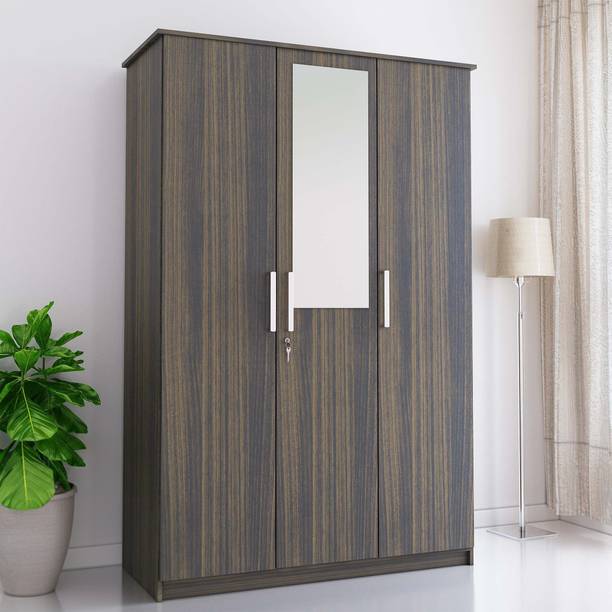 Flipkart Perfect Homes Julian Engineered Wood 3 Door Wardrobe