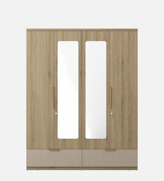 SPACEWOOD VERTA Engineered Wood 4 Door Wardrobe