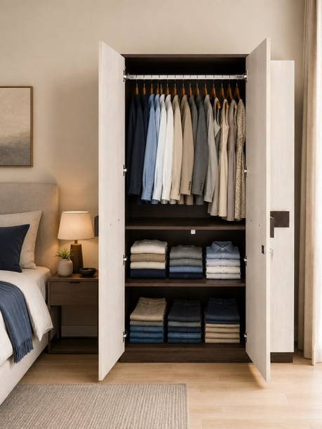 Woodarch Engineered Wood 3 Door Wardrobe