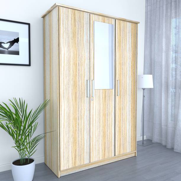 Flipkart Perfect Homes Engineered Wood 3 Door Wardrobe