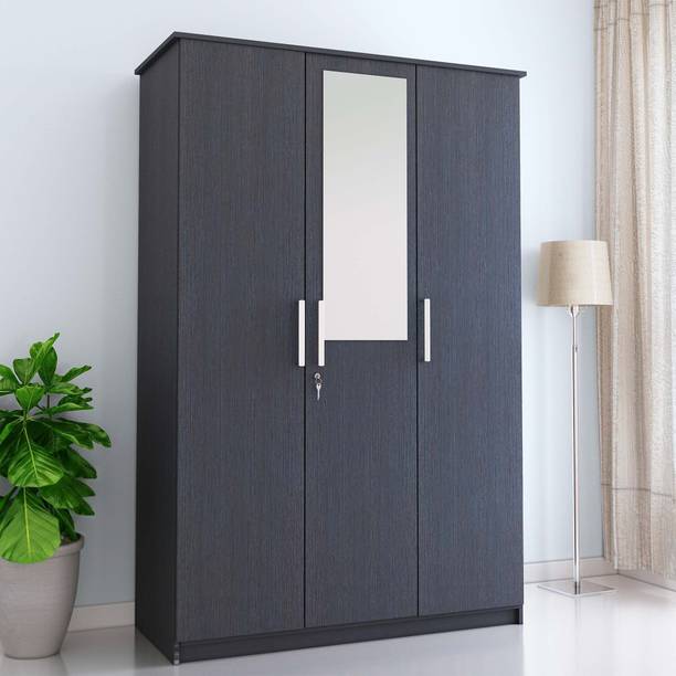 Flipkart Perfect Homes Julian Engineered Wood 3 Door Wardrobe