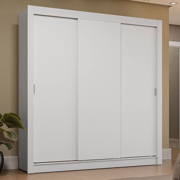 Madesa Engineered Wood 3 Door Wardrobe