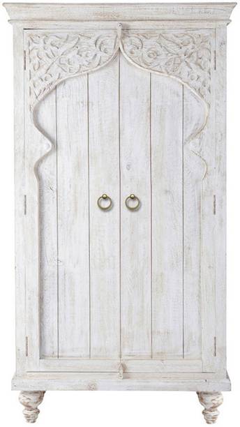 THE ATTIC Solid Wood 2 Door Wardrobe