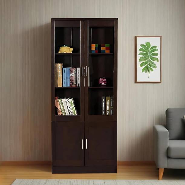 CASPIAN Wooden Almirah for Clothes and Stacking space -Home Furniture Storage Engineered Wood 2 Door Wardrobe
