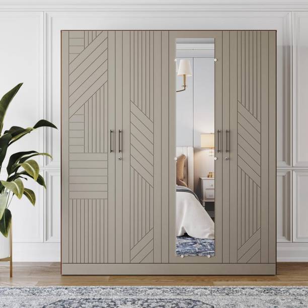 Wakefit Tyrian Engineered Wood 4 Door Wardrobe