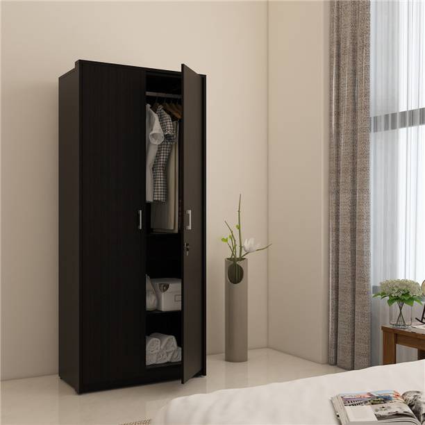 SPACEWOOD Engineered Wood 2 Door Wardrobe