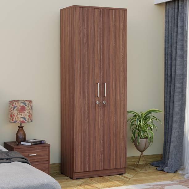 Aspirata Furniture Multipurpose 2 Door Engineering Wood wardrobe | Without Mirror | Engineered Wood 2 Door Wardrobe