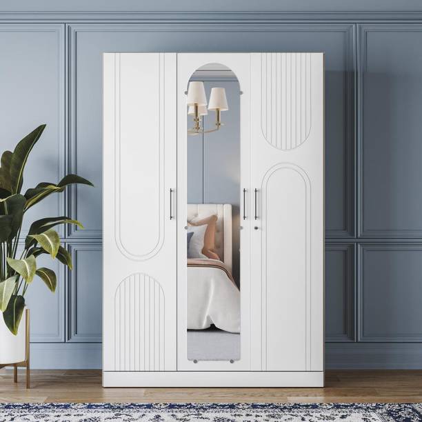 Wakefit Tyrian Engineered Wood 3 Door Wardrobe