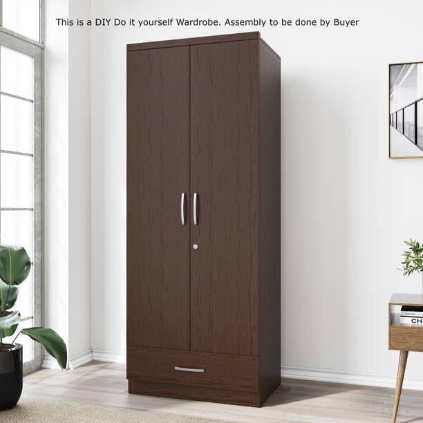 CuteKitchen Cutekitchen CK BW 67 Radha 2 door wardrobe Engineered Wood 2 Door Wardrobe