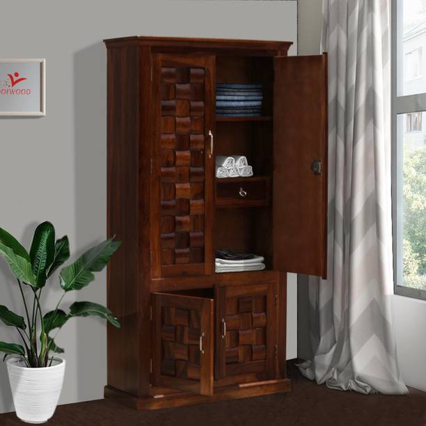 ROOFWOOD Solid Wood Almirah