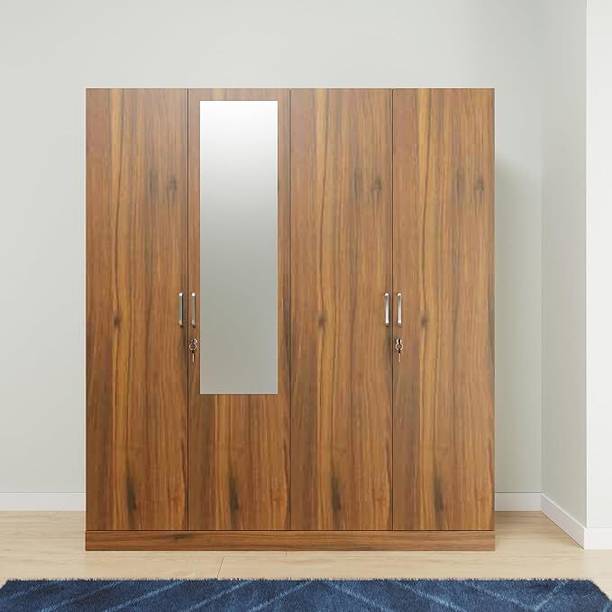 Nightingale Engineered Wood 4 Door Wardrobe