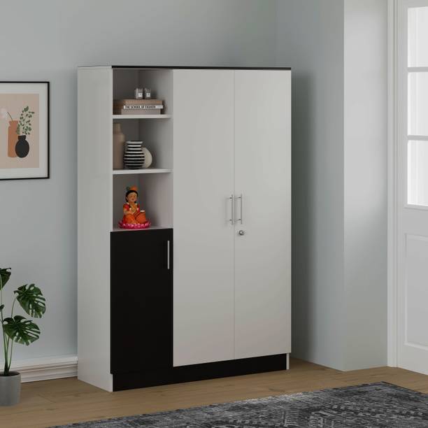 CuteKitchen CK LN 000177 Vg Engineered Wood 3 Door Wardrobe