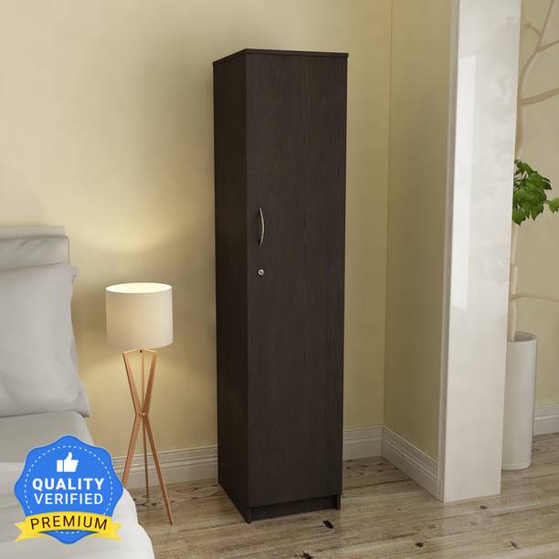 SIVOM Oliver Multipurpose 1 Door Wardrobe / Spacious 4 Shelves Engineered Wood 1 Door Wardrobe