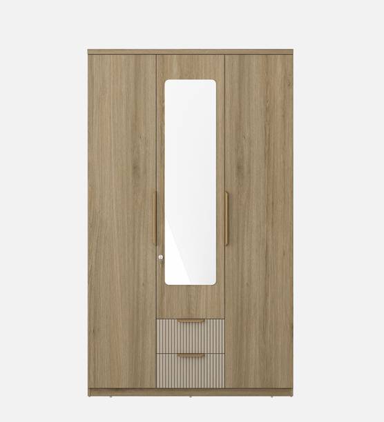 SPACEWOOD VERTA Engineered Wood 3 Door Wardrobe