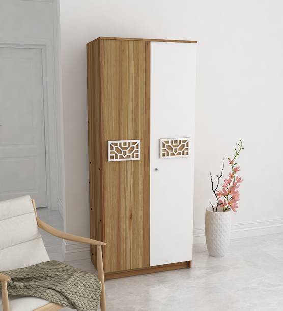 SIVOM Spacy Multipurpose 2 Door Closet Engineered Wood 2 Door Wardrobe