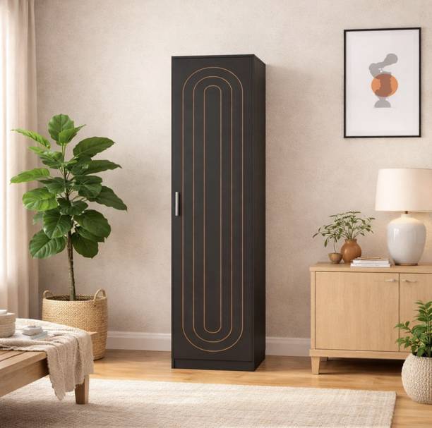 DST CRAFT Engineered Wood 1 Door Wardrobe