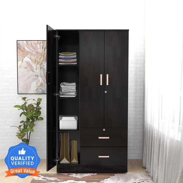 Mintwud from Pepperfry Ren Engineered Wood 3 Door Wardrobe