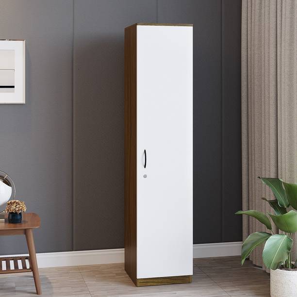 Home Full Engineered Wood 1 Door Wardrobe