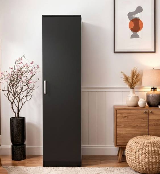 Flipkart Perfect Homes Compact Single-Door Wardrobe | Multipurpose Home Storage Unit Engineered Wood 1 Door Wardrobe