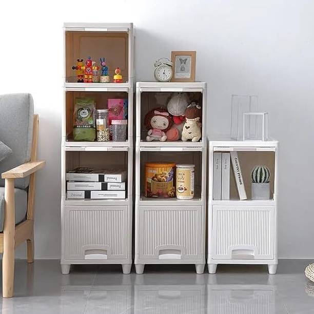 fullstar Plaic Cupboardc Wardrobe Cabinet for storage for wardrobe Clothes Organizerst Plastic 4 Door Wardrobe