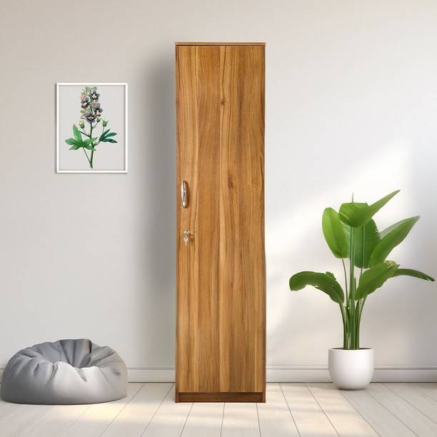 KIK Optima 6ft 1 Door Wardrobe With Drawer |Storage Cabinet| Multipurpose Cabinet Engineered Wood 1 Door Wardrobe