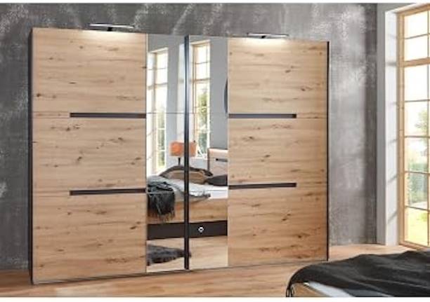 Grand Furnish Engineered Wood Wardrobe Engineered Wood 3 Door Wardrobe