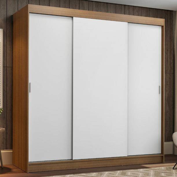 Madesa Reno Couple Wardrobe Engineered Wood 3 Door Wardrobe