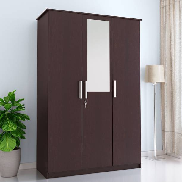 Flipkart Perfect Homes Julian Engineered Wood 3 Door Wardrobe