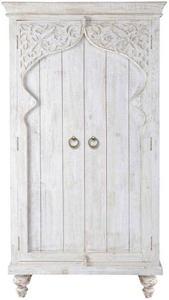 THE ATTIC Solid Wood 2 Door Wardrobe