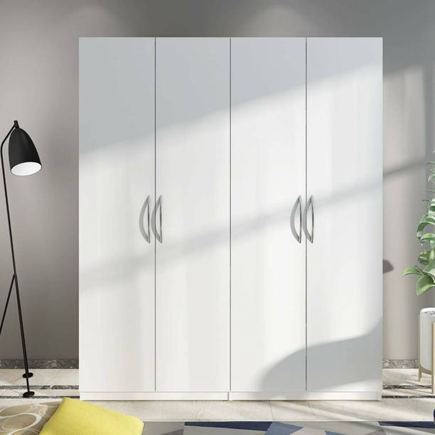 Floresta Wud Engineered Wood Beautiful Wardrobe Best Wardrobe For Bed Room / Hotel Engineered Wood 4 Door Wardrobe