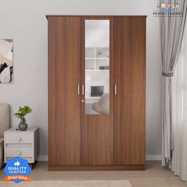 Flipkart Perfect Homes Julian Engineered Wood 3 Door Wardrobe