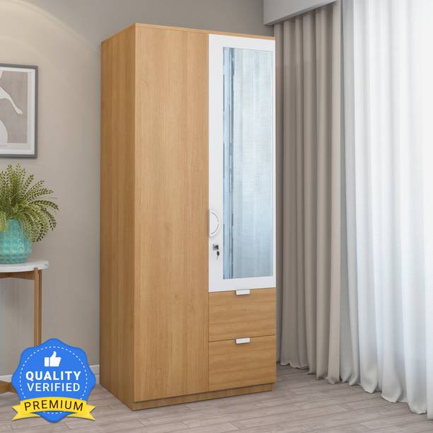 Nilkamal Indio Engineered Wood 2 Door Wardrobe