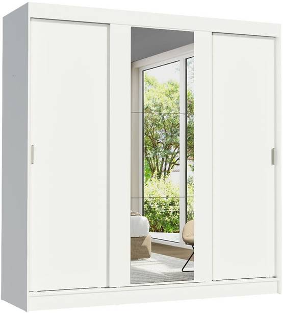 Madesa Reno Couple Wardrobe Engineered Wood 3 Door Wardrobe