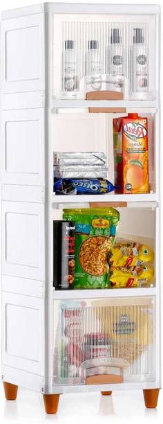 Lifestyle easy Plastic 3 Door Wardrobe