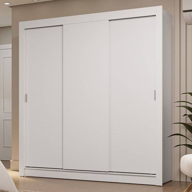 Madesa Engineered Wood 3 Door Wardrobe