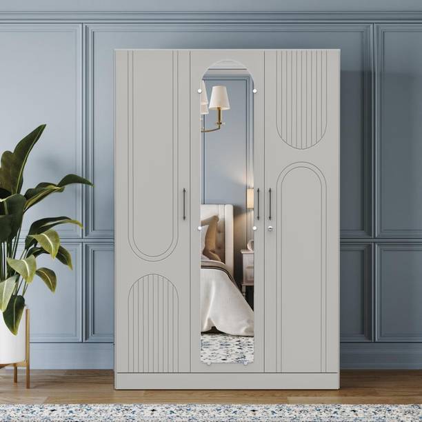 Wakefit Tyrian Engineered Wood 3 Door Wardrobe