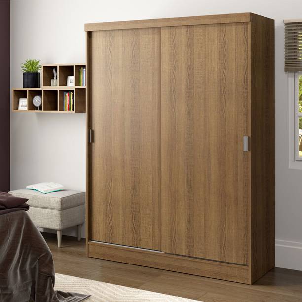 Madesa Luke Single Wardrobe Engineered Wood 2 Door Wardrobe