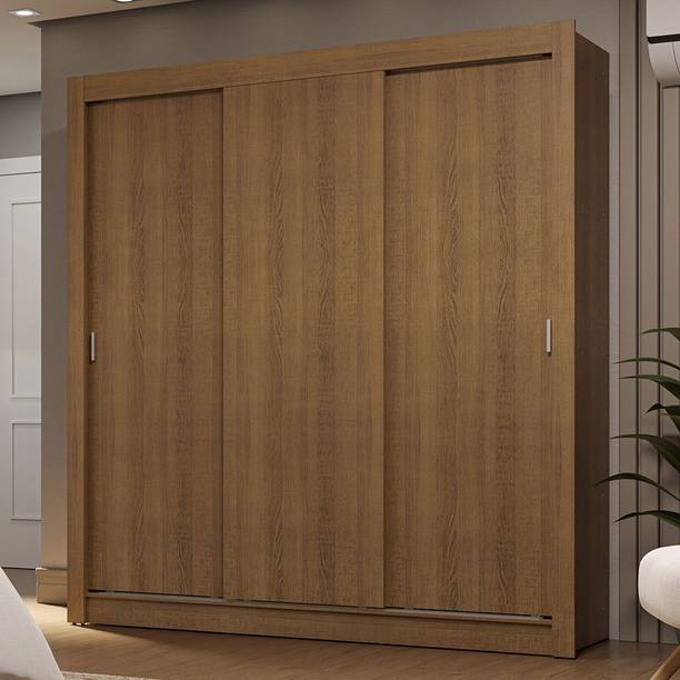Madesa Engineered Wood 3 Door Wardrobe