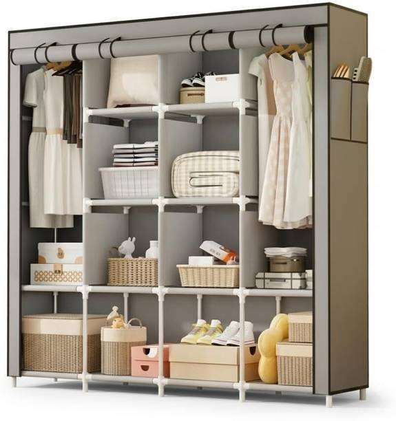 Drumstone Plastic 3 Door Wardrobe