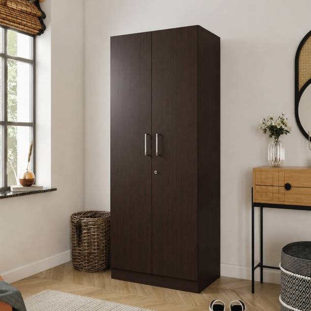 Wakefit Gingham Engineered Wood 2 Door Wardrobe