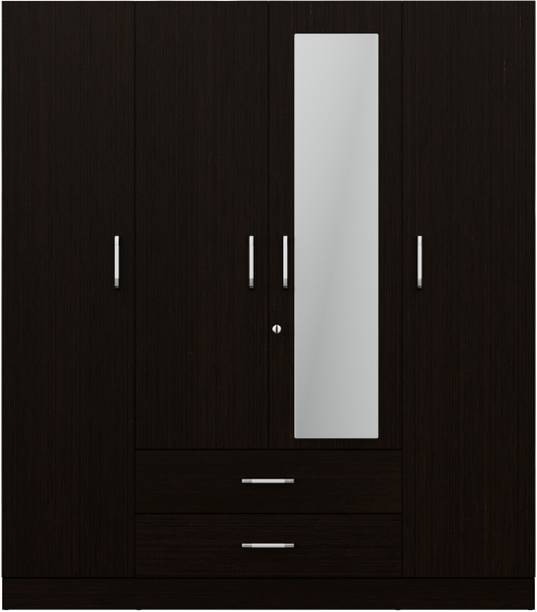 Wakefit Organza Plus Engineered Wood 4 Door Wardrobe