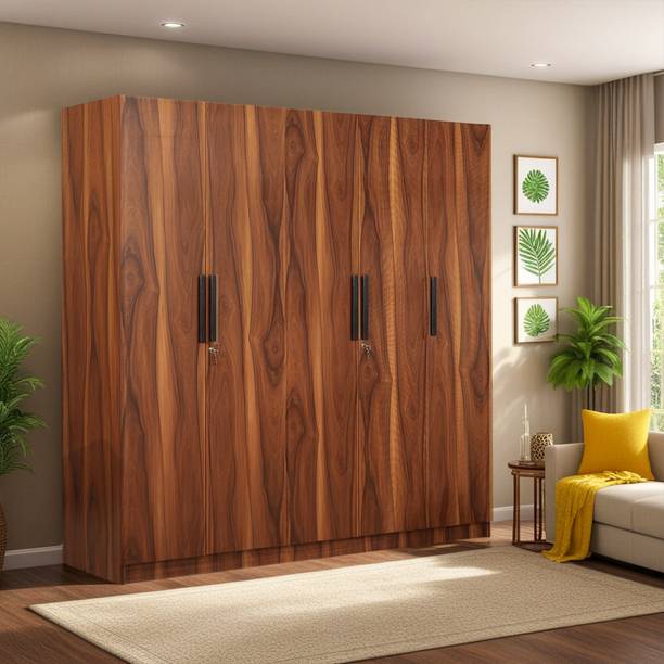 Trevi Mustang (Almirah/Almari) Engineered Wood 5 Door Wardrobe