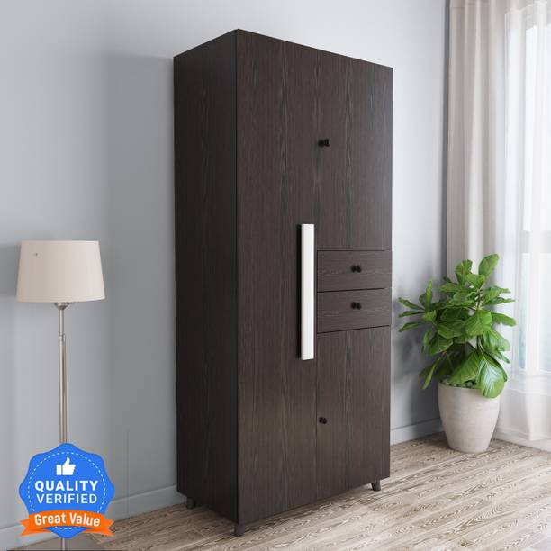 CARLTON LONDON Willy Engineered Wood 3 Door Wardrobe