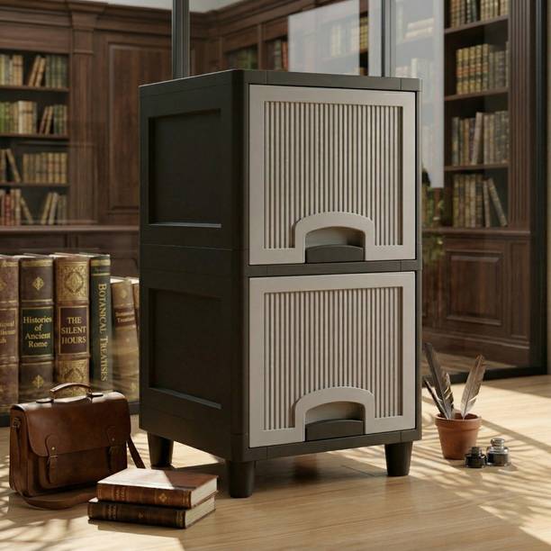 Scrub Daddy multi layer drawer cabinet Storage Cupboard with Doors Plastic 2 Door Almirah